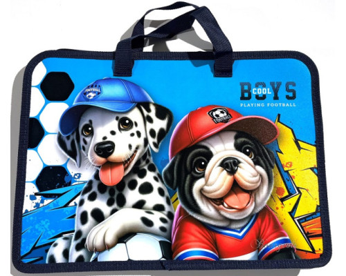 Mapa pe fermoar, A4+, cu manere lungi, 500mk, сu desen, Р0262 (5/100)