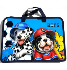 Mapa pe fermoar, A4+, cu manere lungi, 500mk, сu desen, Р0262 (5/100)