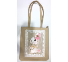 Geanta pentru copii 29x33x3 cm, poliester, bej, 1059-BG