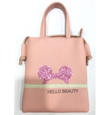 Geanta pentru copii 20х23x3 cm, poliester, roz, 181-9