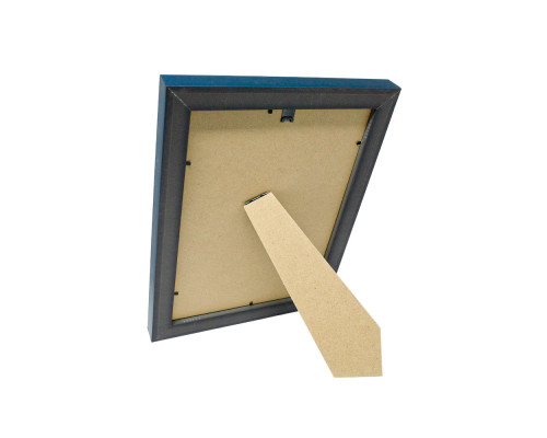 Фоторамка A4 золотo с синей полосой 33мм F3318-GL CM*0529