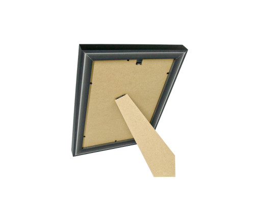 Фоторамка A4 серебро с черной полосой 33мм F3318-SB CM*0543