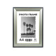 Фоторамка A4 серебро с черной полосой 33мм F3318-SB CM*0543