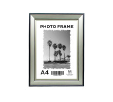 Rama foto A4 argintie cu dunga neagra 33mm F3318-SB CM*0543