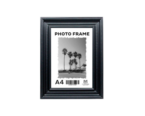 Фоторамка A4 черная 52мм F5203-014 CM*0567