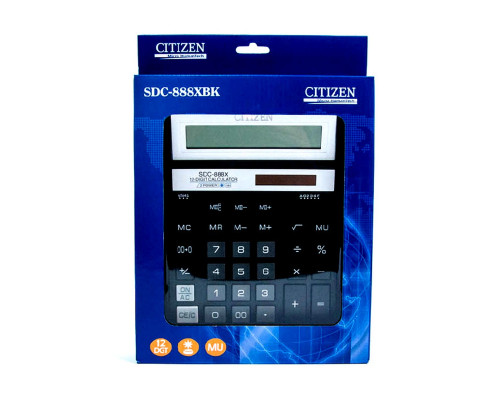 Calculator Citizen 12 DGT, SDC 888 x BK negru (40) Calculator Citizen 12 DGT, SDC 888 x BK negru (40)
