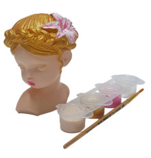 Set creatie cu figurina din gips "Fetita cu floare" CM*0314