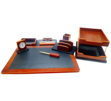 Set de birou Premium, 8 articole, lemn maro, 108, S24-7 (3)
