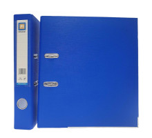 Biblioraft A4, 5 cm, PP/hartie, albastru (50)