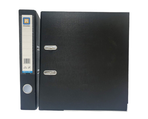 Biblioraft A4, 5 cm, PP/hartie, negru 553 (50)