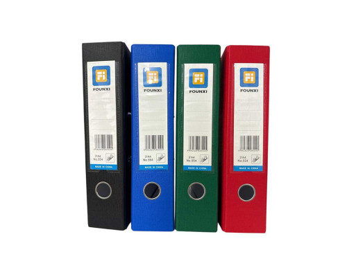 Biblioraft A4, 5 cm, PP/hartie, negru (50)