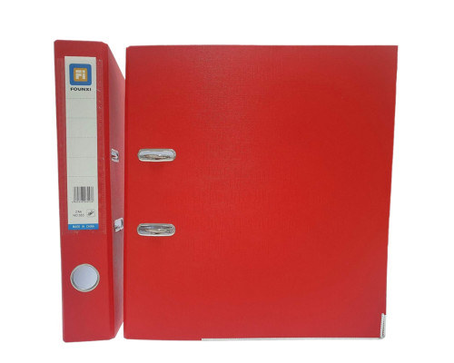 Biblioraft A4, 5 cm, PP/hartie, rosu (50)