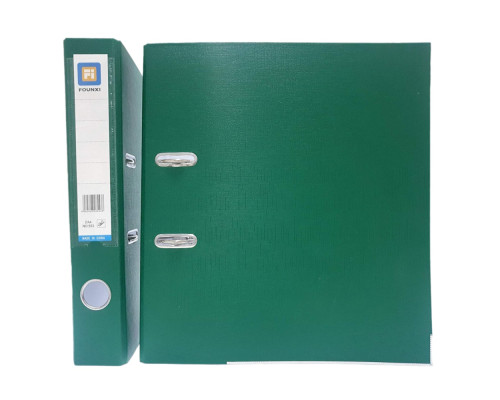 Biblioraft A4, 5 cm, PP/hartie, verde 553 (50)