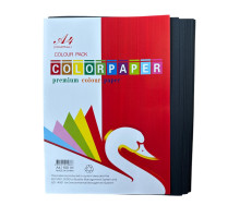Hirtie colorata A4 neagra, 100foi, 80gr. S28-6 (50)