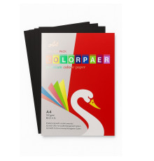 Hartie colorata A4 neagra, 100 file, 80 g/m² S28-6 (50)