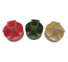 Organizator masa, 7 compartimente, rotund, plastic. (60)