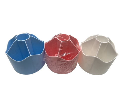 Organizator masa, 6 compartimente, rotund, plastic. (60)