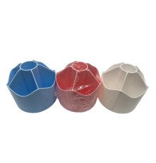 Organizator masa, 6 compartimente, rotund, plastic. (60)