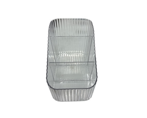 Organizator masa, 3 compartimente, plastic transparent (120)