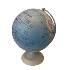 Glob albastru mare pe suport 20cm S2-28 (12)