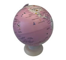 Glob roz mare pe suport 20cm S2-29 (12)