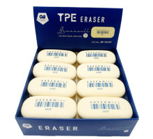 Radiera ovala alba, 5,5*2,8*1cm HR-05439 (24/576)