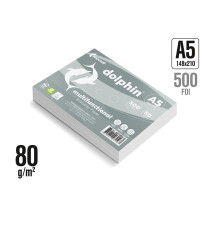 Бумага А5 DOLPHIN 80 г/м2, 500 листов, C+ (10)