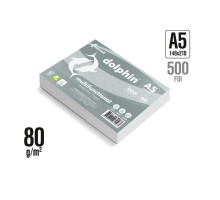 Hirtie copiator A5 DOLPHIN 80 gr/m2, 500 foi, C+ (10)