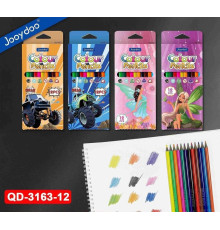 Creioane flexibile 12 cul., JooyDoo QD-3163-12 (12/240)