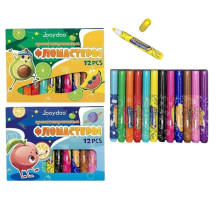 Set carioci 12 culori, cu miros fructe, JooyDoo QD-2518-1 (12/144)