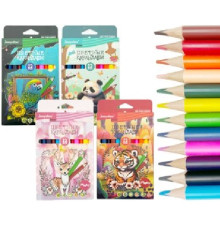 Карандаши 12 цв., JUMBO, треугольные, JooyDoo QD-31064 (12/120)