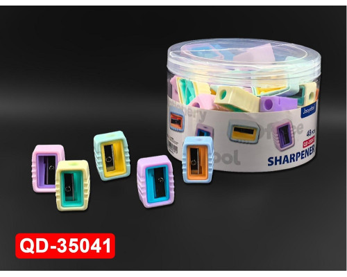 Точилка пластиковая, ординарная, JooyDoo QD-35041 (48/2880)