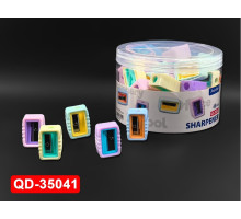 Точилка пластиковая, ординарная, JooyDoo QD-35041 (48/2880)