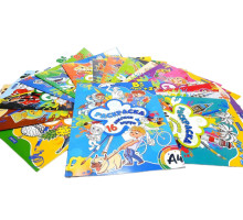 Раскраска A4+16 наклеeк, ассорти 16диз. JooyDoo QD-24013 (16)