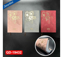 Ежедневник недатированный А5 168 л. клетка, ПУ, мягкая обложка, JooyDoo QD-19432 (80)