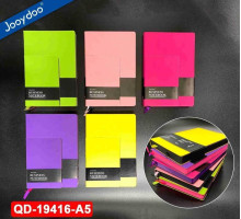 Ежедневник недатированный А5 168 л. клетка, ПУ, мягкая обложка, JooyDoo QD-19416-A5 (60)