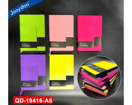 Agenda nedatata А6 168 foi, matem., PU, coperta moale, JooyDoo QD-19416-A6 (120)