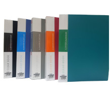 Mapa plastic A4, cu 60 folii, 5culori asorti DB60