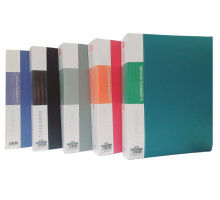 Mapa plastic A4, cu 100 folii, 5culori asorti DB100