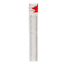Линейка пластик 20см. REF:2319 (50)