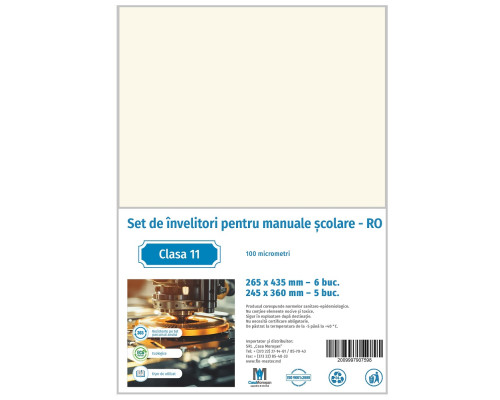 Set de invelitori pt clasa 11 mold. 100mic CM*7598