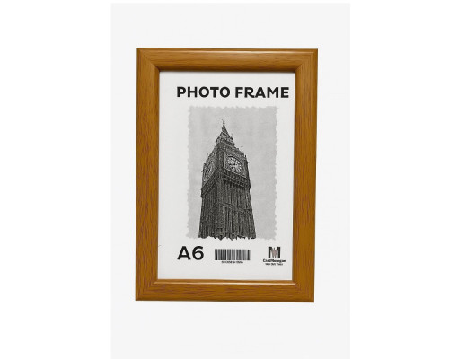 Фоторамка A6 c ножкой-подставкой дерево,15мм F1503-X002 CM*0659