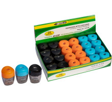 Ascutitoare cu container, asorti, in displai, 4-315, 4OFFICE (24/1152)