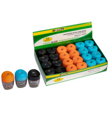 Ascutitoare cu container, asorti, in displai, 4-315, 4OFFICE (24/1152)