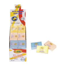 Ластик прямоугольный "Ribby"микс 4985C CLASS (24/1440)