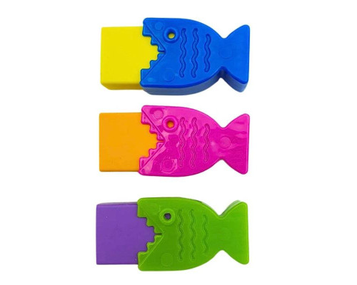 Radiera cu suport "Fish"mix 4986C CLASS (12/864)