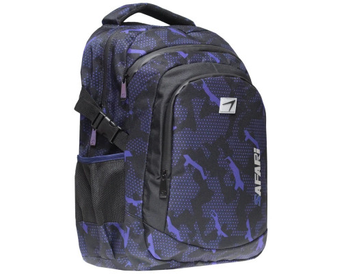 Rucsac 2 sectii, 44x30x19cm, poliester, 24-207L-2, SAFARI Rucsac 2 sectii, 44x30x19cm, poliester, 24-207L-2, SAFARI