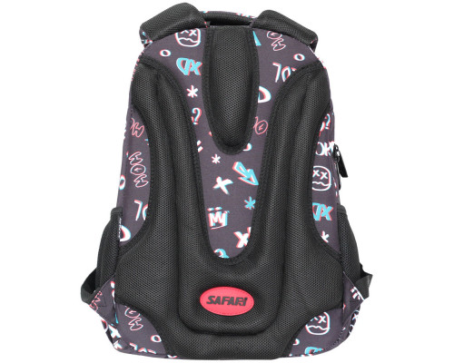 Rucsac 2 sectii, 41x28x18cm, poliester, 24-270M-1, SAFARI