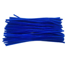 Sârmă plușată, 30cm, albastru 100buc. 001 (200)
