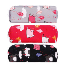 Пенал 1отделение 22x5cм "CATS", ассорти, 3306 (12/600)